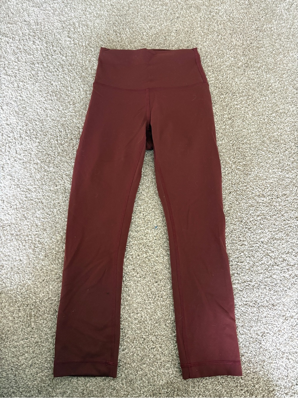 lululemon athletica Burgundy High-rise Leggings